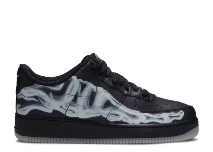 Nike Air Force 1 07 Qs - Black Skeleton