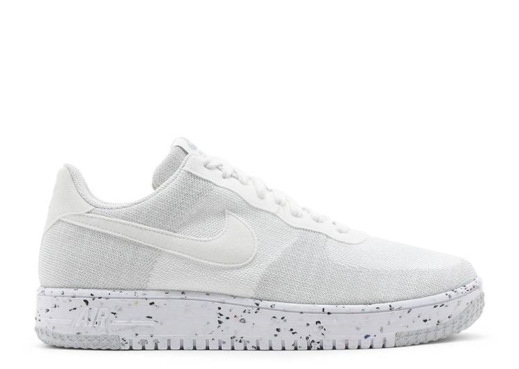 Nike Air Force 1 Crater Flyknit - White Wolf Grey