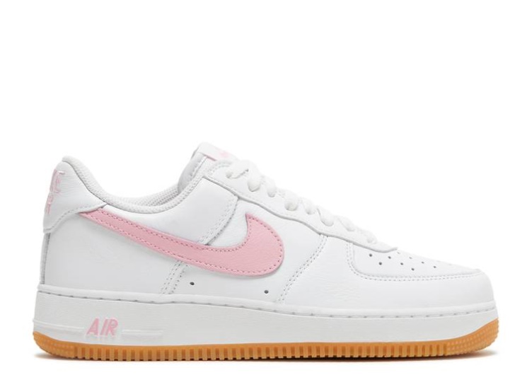 Nike Air Force 1 Low - Color Of The Month White/Pink/Gum Yellow/Gold