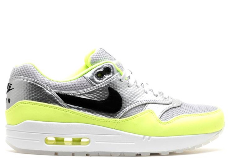 Nike Air Max 1 Fb Premium Qs - Mercurial Pack Metallic Silver/Black/Volt