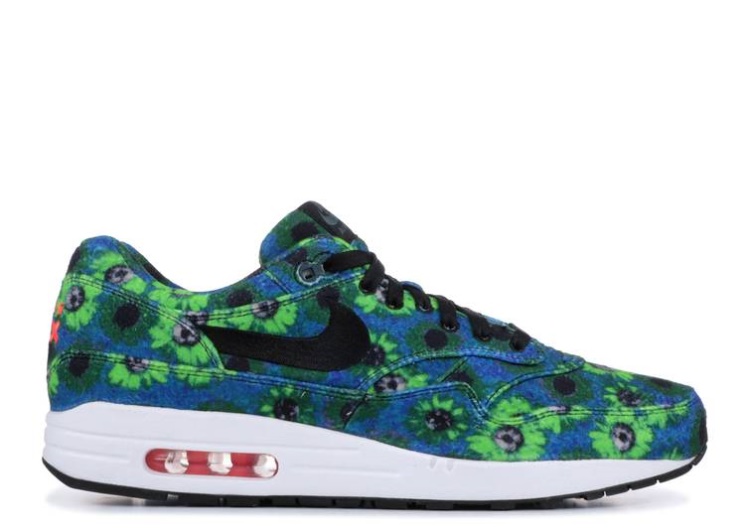 Nike Air Max 1 Premium Se - Floral Mowabb Oil Grey/Volt/Cargo Khaki