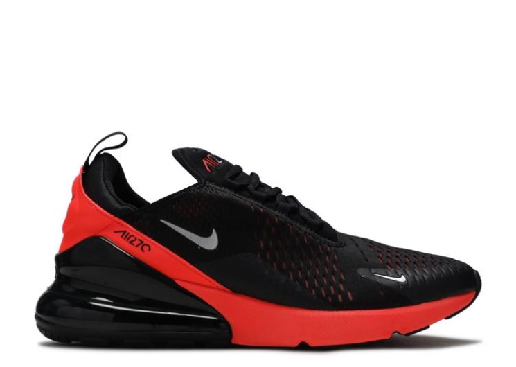 Nike Air Max 270 - Bred Black/Silver/Bright Crimson