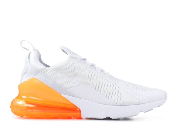 Nike Air Max 270 - White Total Orange