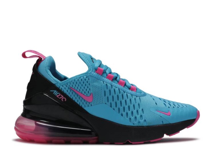 Nike Air Max 270 Gs - Light Blue Fury Fuchsia -