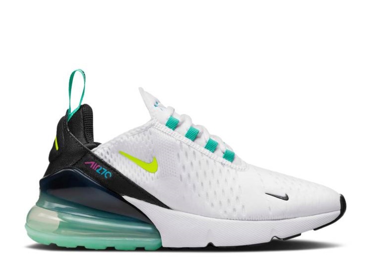 Nike Air Max 270 Gs - White Volt