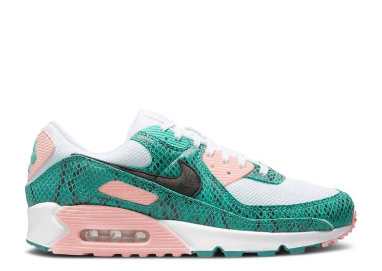 Nike Air Max 90 - Washed Teal Snakeskin