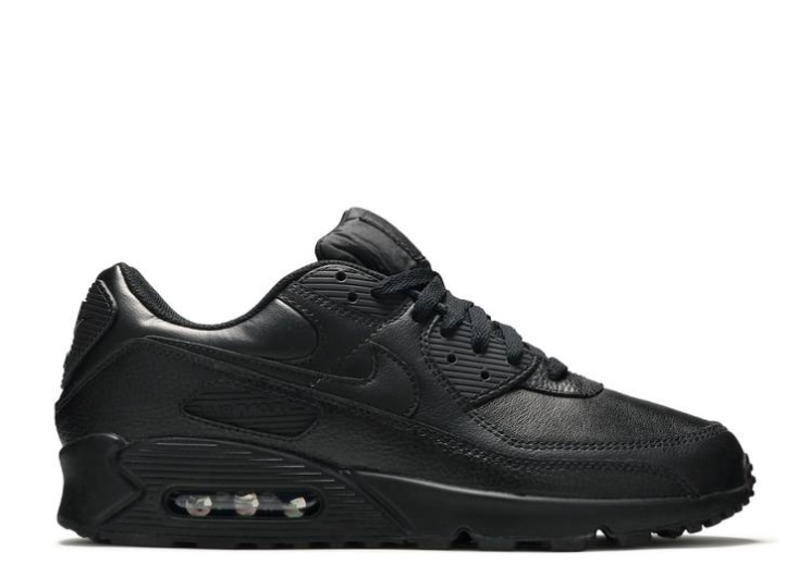 Nike Air Max 90 Leather - Triple Black