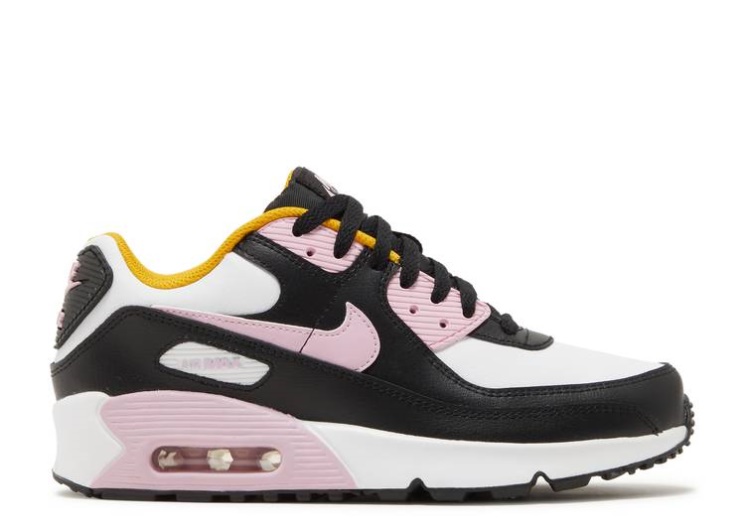Nike Air Max 90 Leather Gs - Black Light Arctic Pink