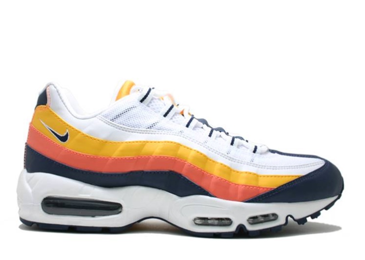 Nike Air Max 95 White/Navy/Tart/Gold