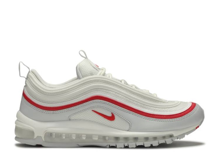 Pure Platinum/Red/White