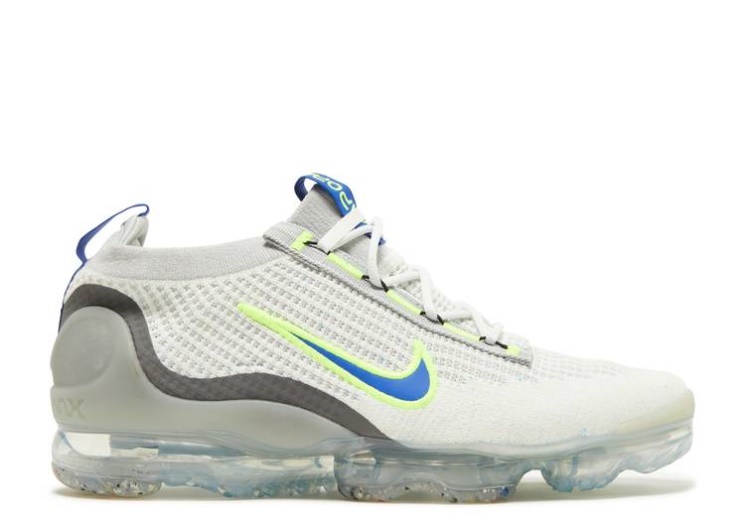 Nike Air Vapormax 2021 Flyknit - White Volt Hyper Royal
