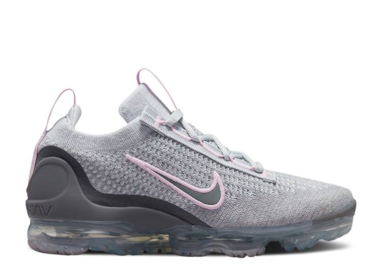 Nike Air Vapormax 2021 Flyknit Gs - Pure Platinum Pink Foam