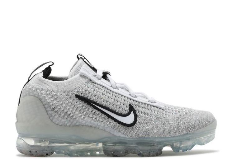 Nike Air Vapormax 2021 Flyknit Gs - White Metallic Silver