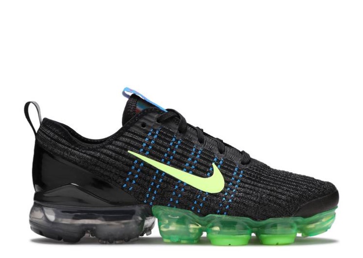 Nike Air Vapormax Flyknit 3 Gs - Black Ghost Green
