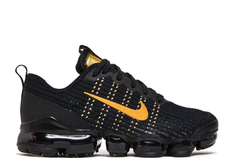 Nike Air Vapormax Flyknit 3 Gs - Black Gold