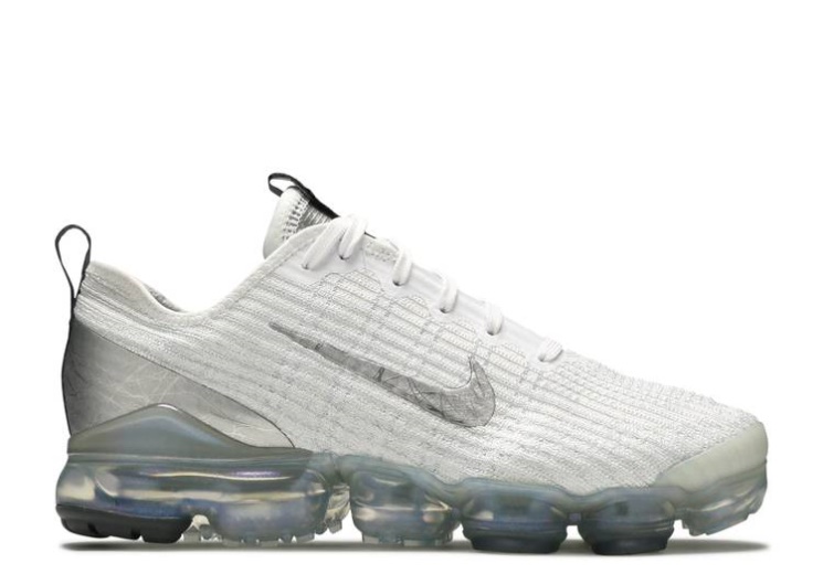 Nike Air Vapormax Flyknit 3 Gs - White Silver
