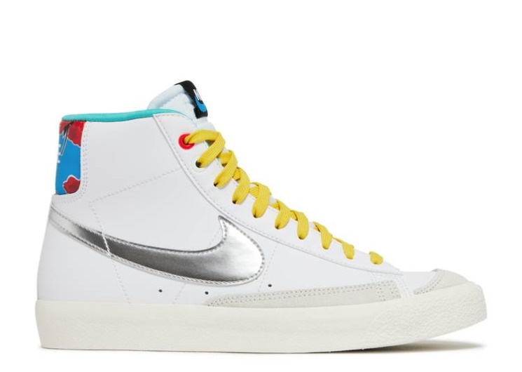 Nike Blazer Mid 77 Gs - White Vivid Sulfur