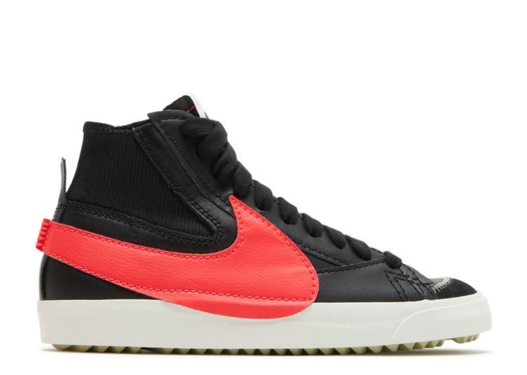Nike Blazer Mid 77 Jumbo - Black Bright Crimson