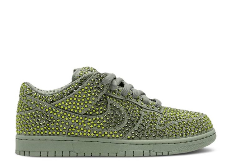 Nike Cactus Plant Flea Market X Swarovski X Dunk Low - Spiral Sage