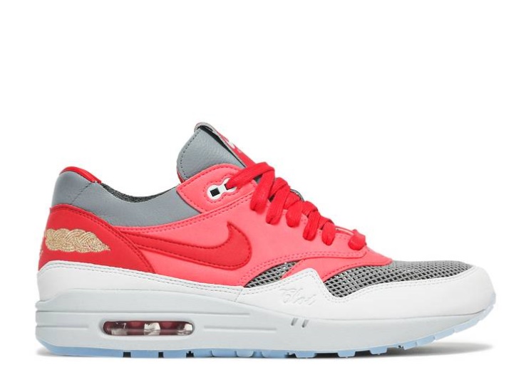 Nike Clot X Air Max 1 - Kiss Of Death Solar Red/Red/Cool Grey