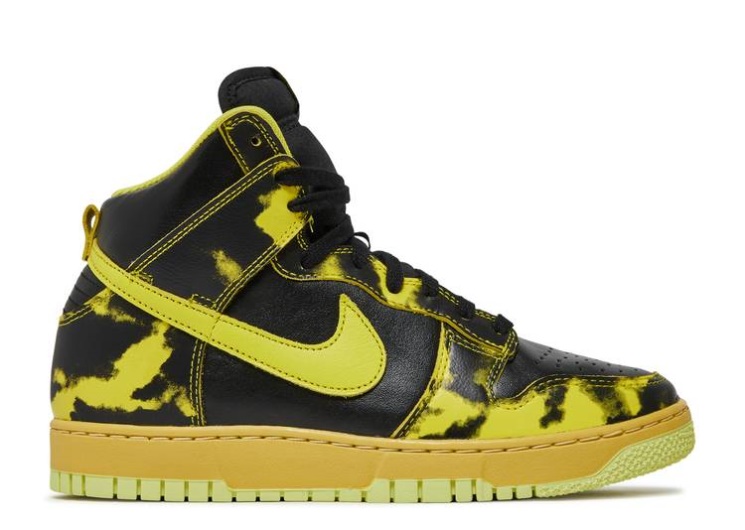Nike Dunk High 1985 - Yellow Acid Wash