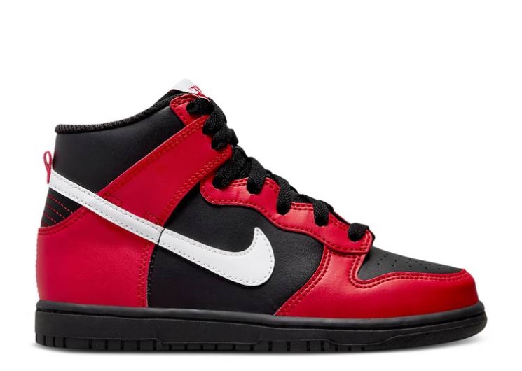 Nike Dunk High Ps - Black University Red