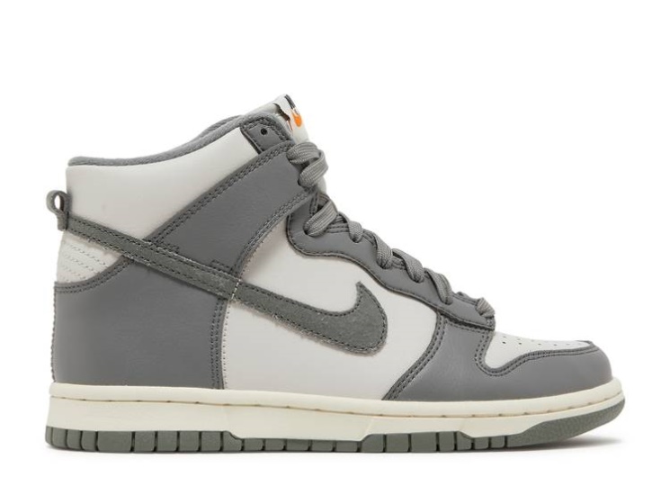 Nike Dunk High Se Gs - Light Bone Tumbled Grey