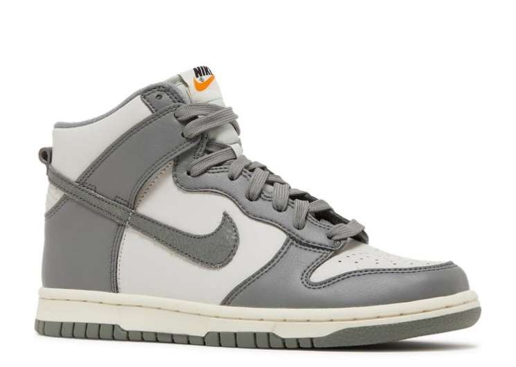 Nike Dunk High Se Gs - Light Bone Tumbled Grey