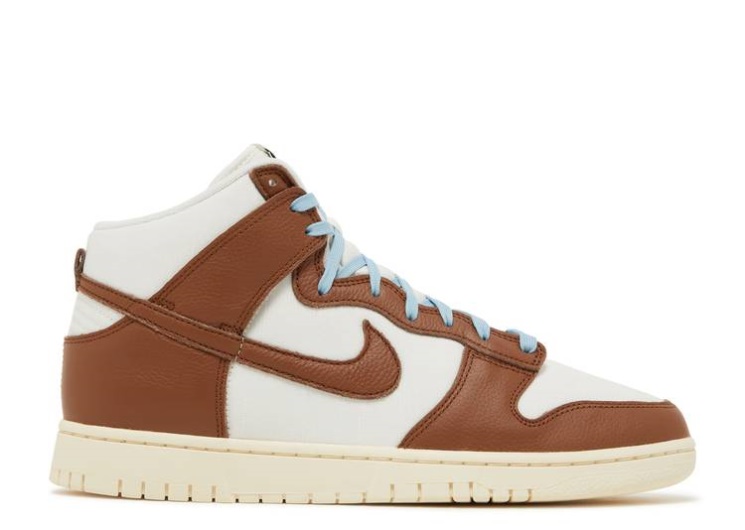 Nike Dunk High Vintage - Certified Fresh Pecan/Sail/Worn Blue/Offnoir