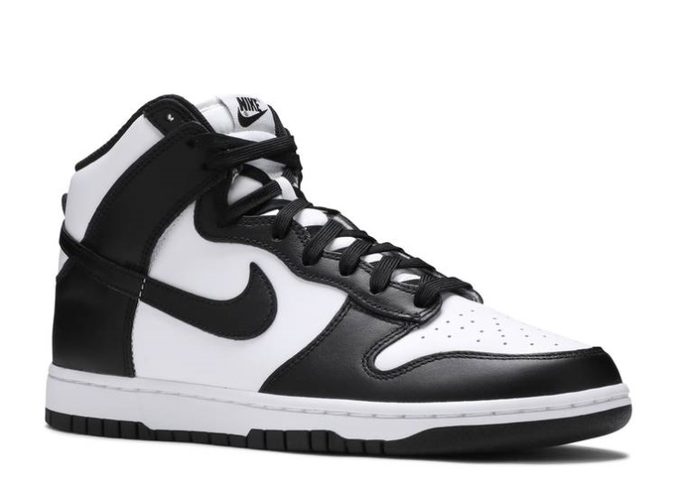 Nike Dunk High White/Black/Total Orange