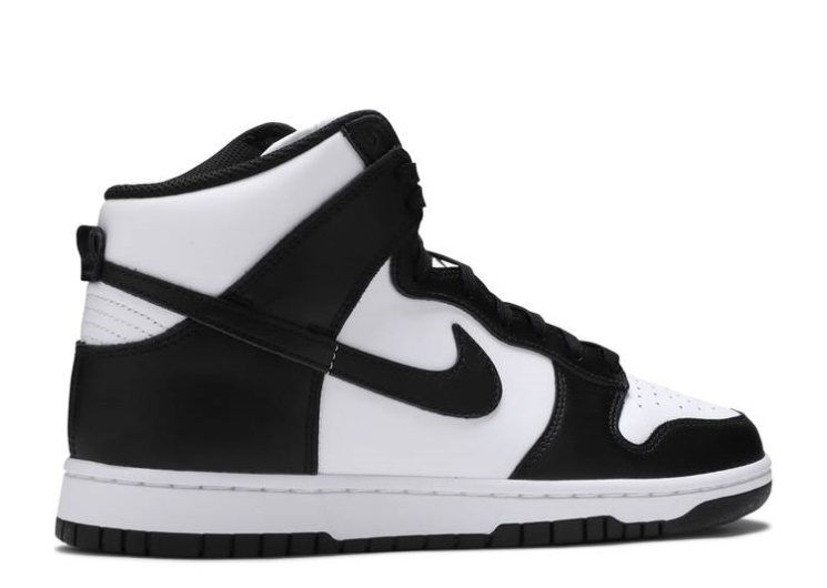 Nike Dunk High White/Black/Total Orange