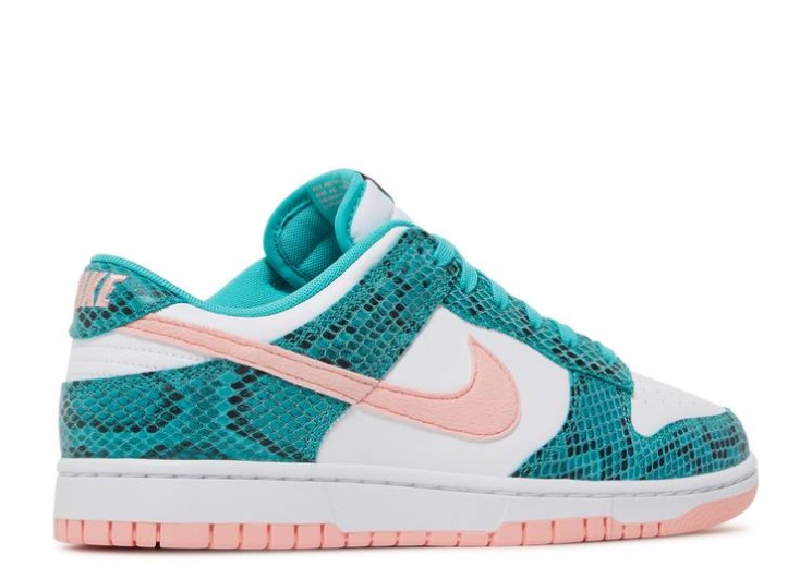 Nike Dunk Low - Washed Teal Snakeskin