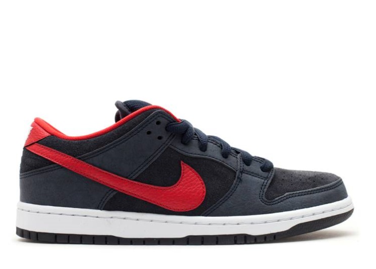 Nike Dunk Low Pro Sb - Dark Obsidian Gym Red