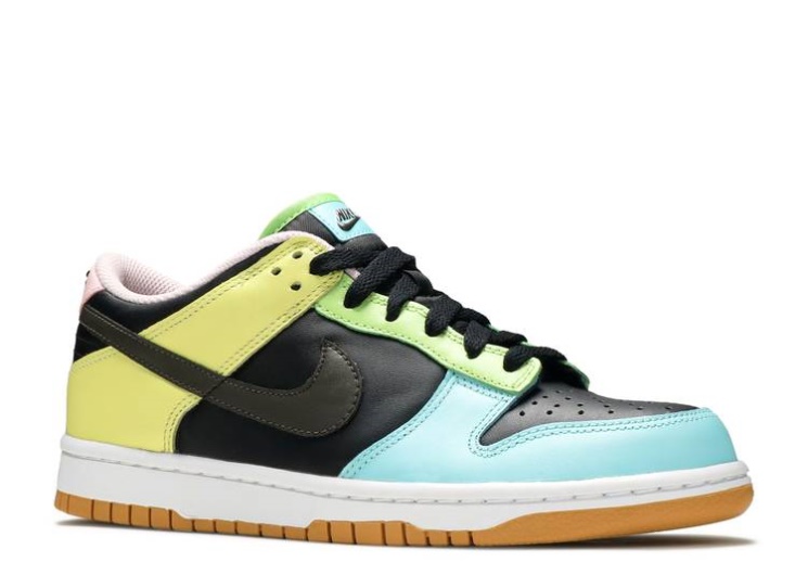 Nike Dunk Low Se Gs - Free99 Black/Chocolate/Copa/Pink