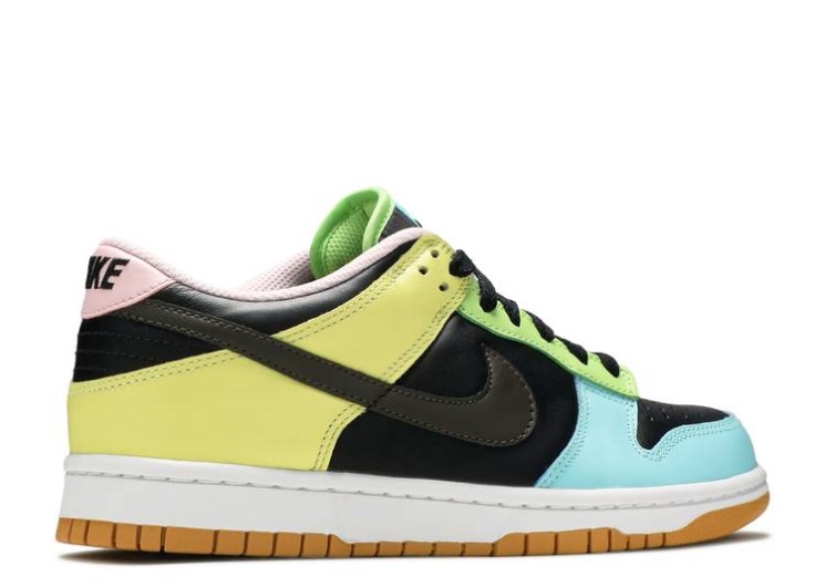 Nike Dunk Low Se Gs - Free99 Black/Chocolate/Copa/Pink