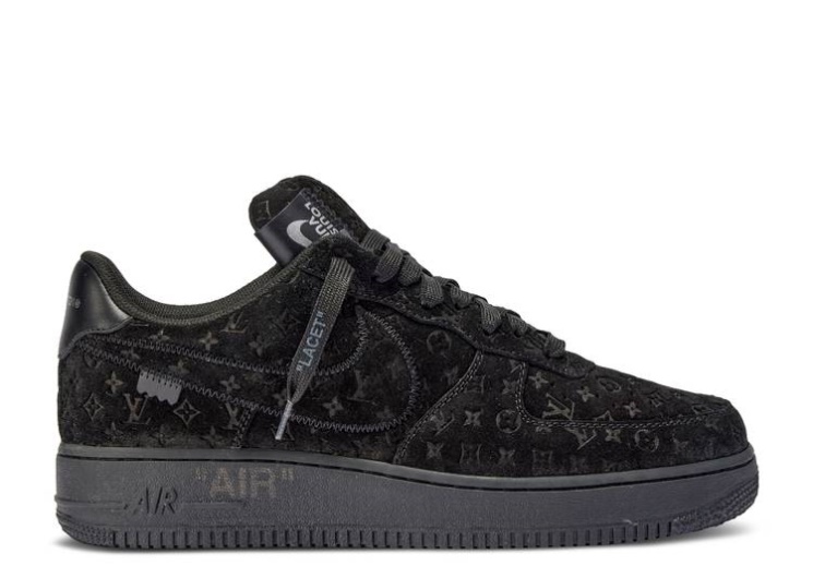 Nike Louis Vuitton X Air Force 1 Low - Triple Black