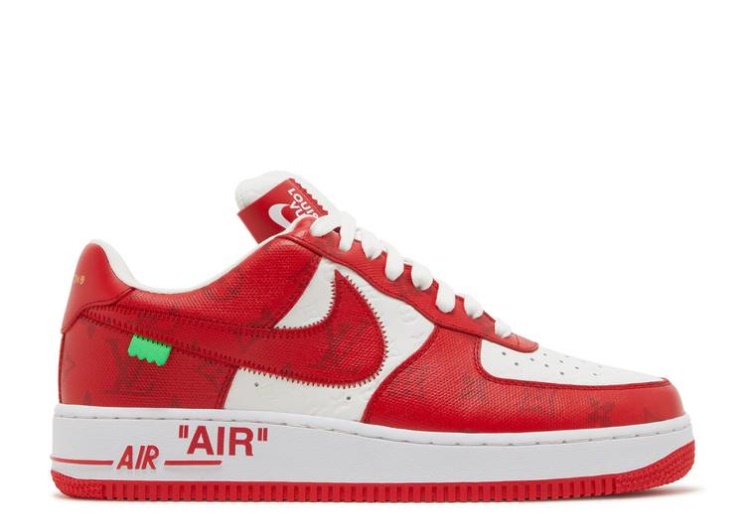 Nike Louis Vuitton X Air Force 1 Low - White Comet Red