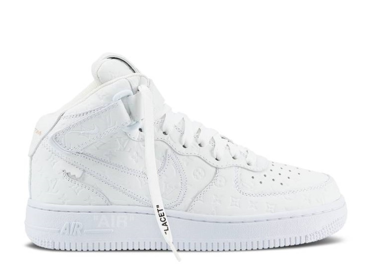 Nike Louis Vuitton X Air Force 1 Mid - Triple White