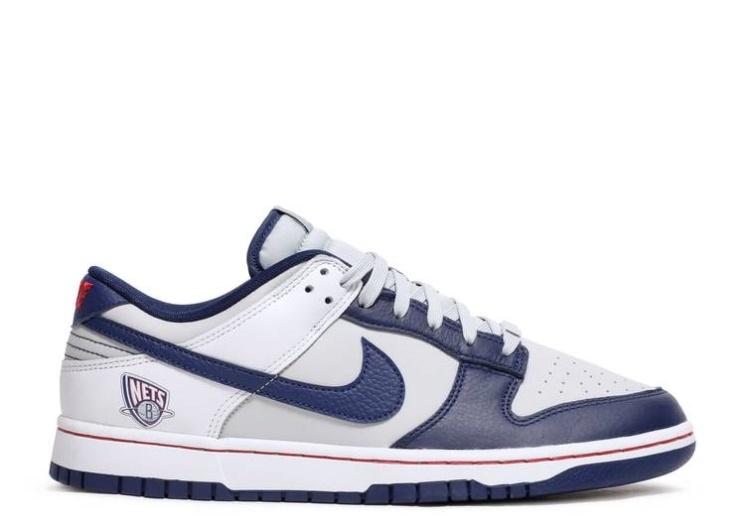 Nike Nba X Dunk Low Emb - 75Th Anniversary Grey Fog/White/Blue Void