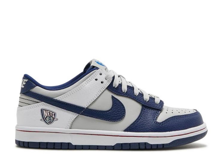 Nike Nba X Dunk Low Emb Gs - 75Th Anniversary Dark Blue/Grey/White