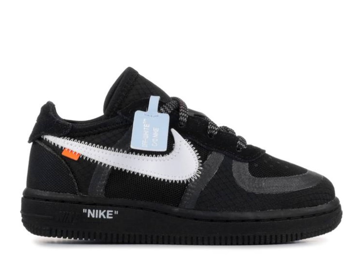 Nike Off-White X Air Force 1 Low Td - Black