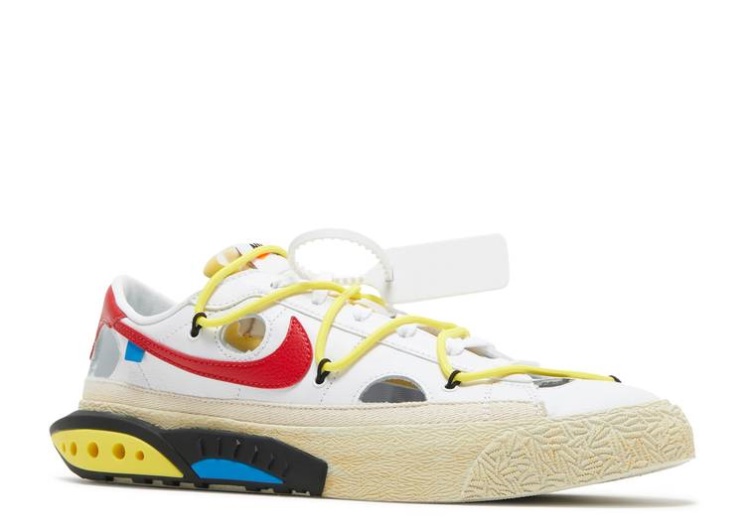 Nike Off-White X Blazer Low - White University Red