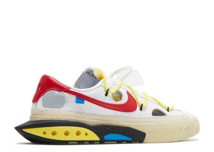 Nike Off-White X Blazer Low - White University Red