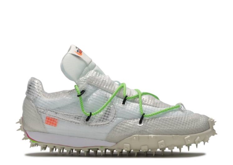 Nike Off-White X Wmns Waffle Racer - Electric Green
