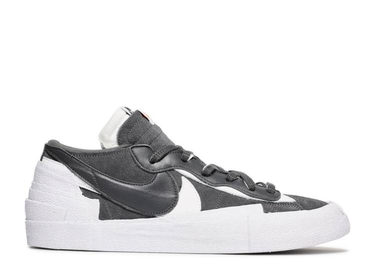 Nike Sacai X Blazer Low - Iron Grey
