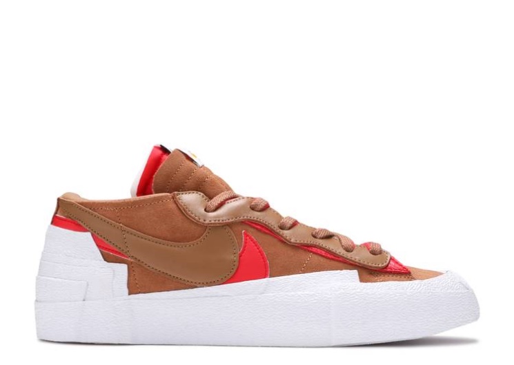 Nike Sacai X Blazer Low - Light British Tan