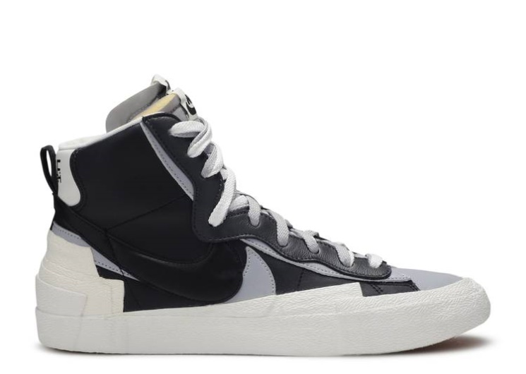 Nike Sacai X Blazer Mid - Black Grey