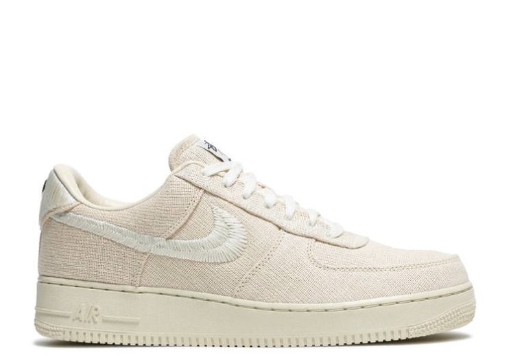 Nike Stussy X Air Force 1 Low - Fossil