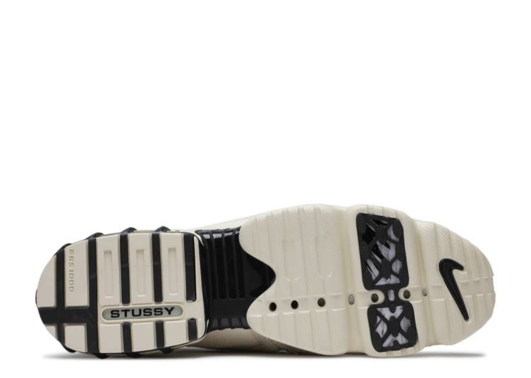 Nike Stussy X Air Zoom Spiridon Caged 2 - Fossil