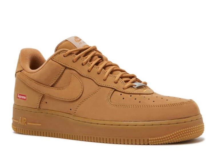 Nike Supreme X Air Force 1 Low Sp - Wheat
